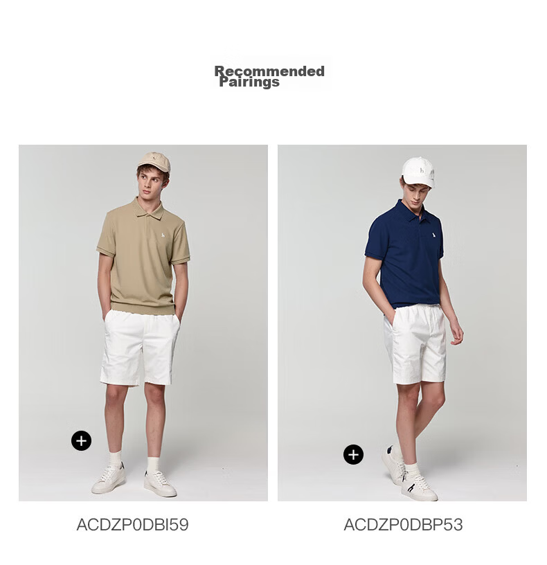 HAZZYS Men's Summer Moisture-Wicking Quick-Dry 3A Antibacterial Short Sleeve Polo Shirt ASTZE0CBEC8 3